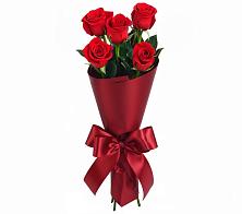 Букет 5 Красных роз Эдлесс Лав в Первомайском Тульской области