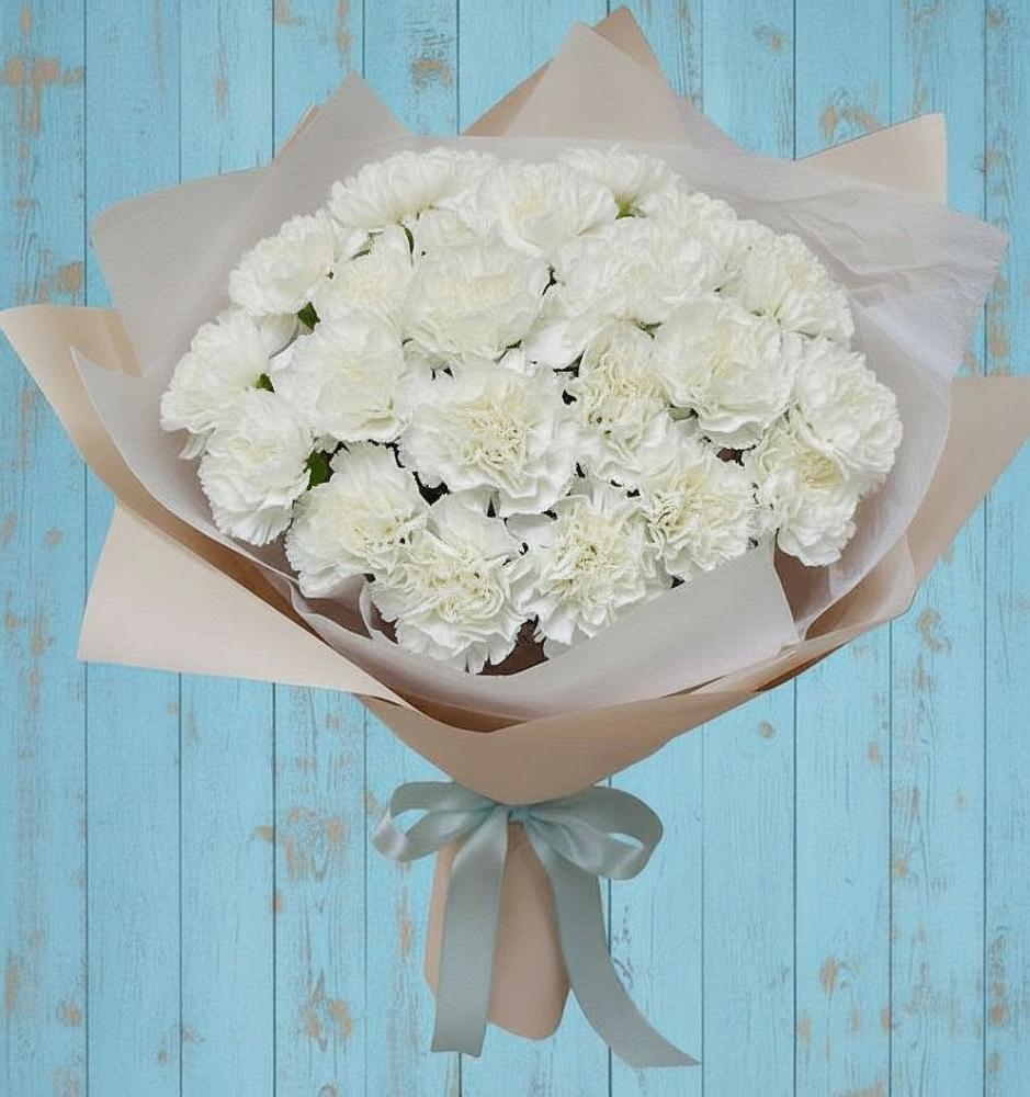 Букет цветов из: Гвоздики в Первомайском Тульской области