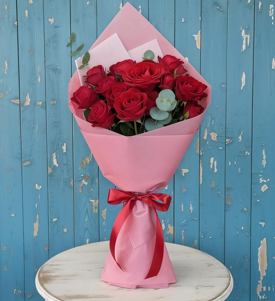 Букет цветов из: Розы в Первомайском Тульской области