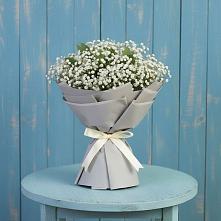 Букет цветов из:  Гипсофила в Первомайском Тульской области