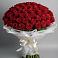 Букет 101 Красная роза Блэк Мэджик в Первомайском Тульской области