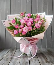 Букет Розовый кустик в Первомайском Тульской области