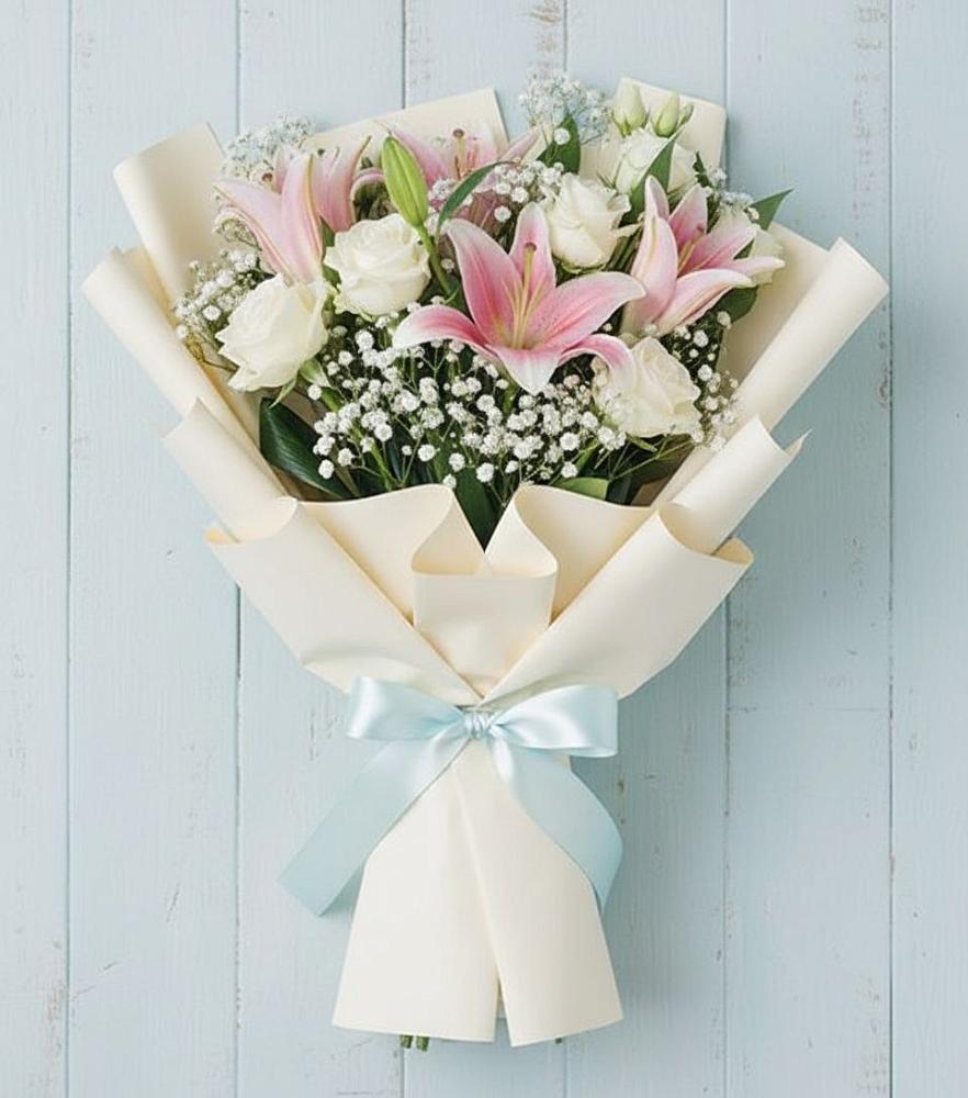 Букет цветов из: Лилии в Первомайском Тульской области