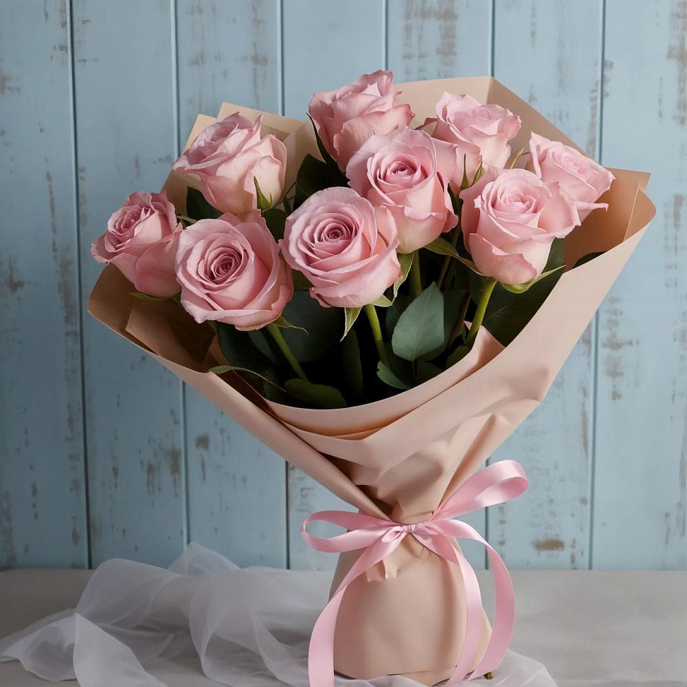 Букет цветов из: Розы в Первомайском Тульской области