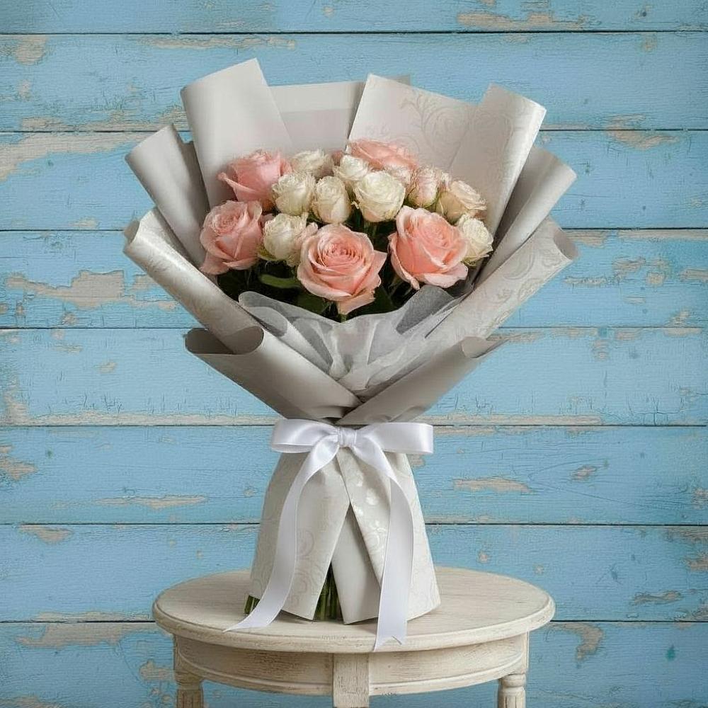 Букет цветов из: Розы в Первомайском Тульской области