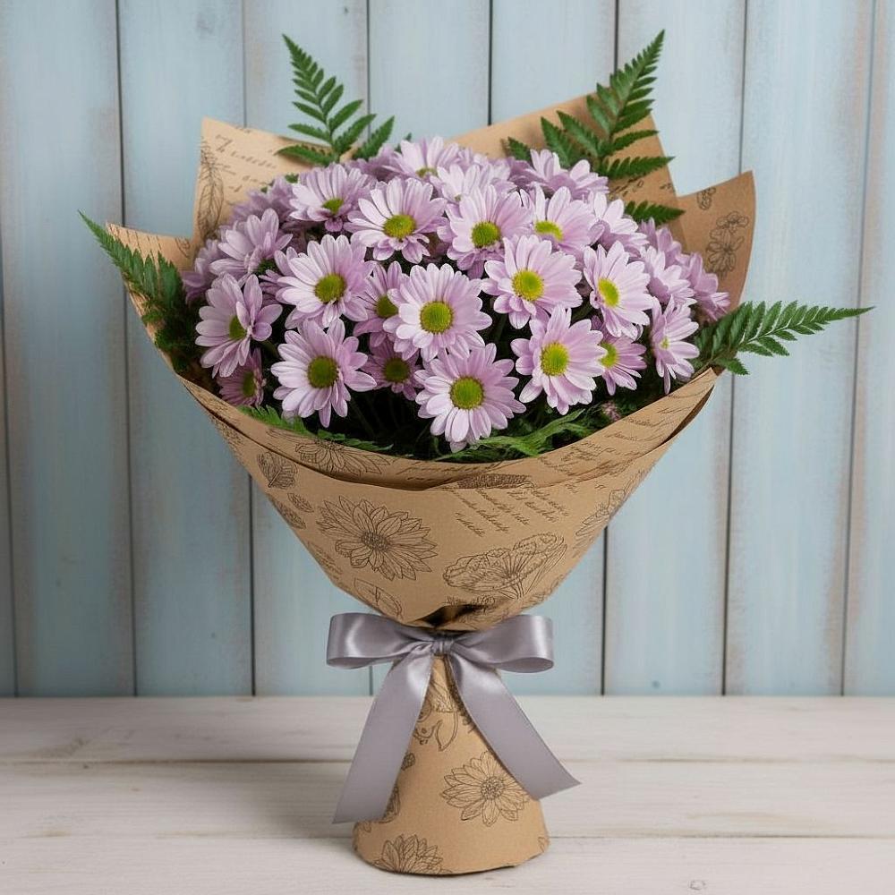 Букет цветов из: Хризантемы в Первомайском Тульской области