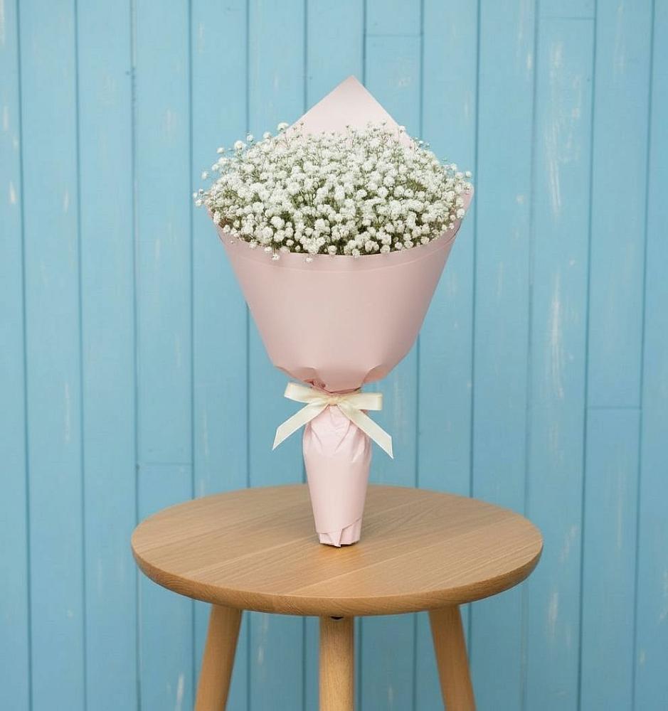 Букет цветов из: Гипсофила в Первомайском Тульской области