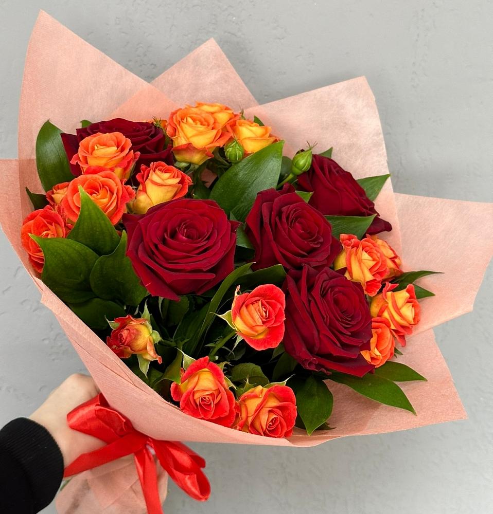 Букет Любовь и восторг в Первомайском Тульской области