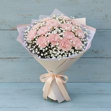 Букет цветов из:  Гвоздики в Первомайском Тульской области