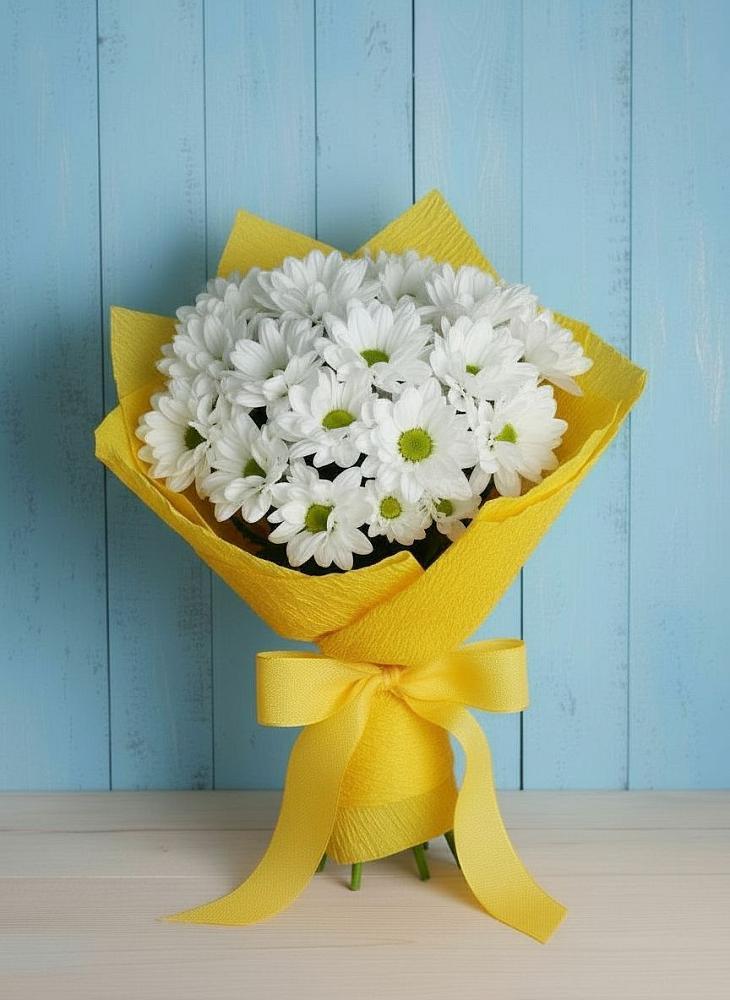 Букет цветов из: Хризантемы в Первомайском Тульской области