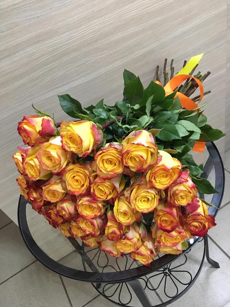 Букет Желтые розы в Первомайском Тульской области