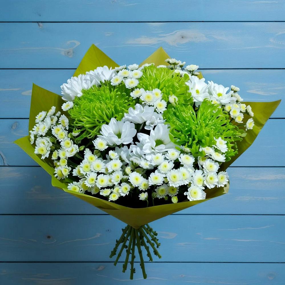 Букет цветов из: Хризантемы в Первомайском Тульской области