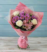 Букет цветов из:  Герберы в Первомайском Тульской области