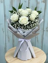 Букет цветов из:  Розы в Первомайском Тульской области