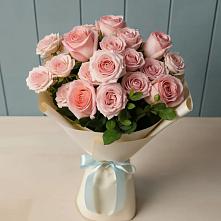 Букет Розовый шарм в Первомайском Тульской области
