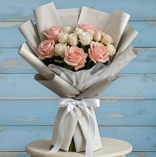 Букет цветов из:  Розы в Первомайском Тульской области