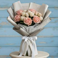 Букет цветов из:  Розы в Первомайском Тульской области