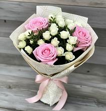 Букет цветов из:  Розы в Первомайском Тульской области