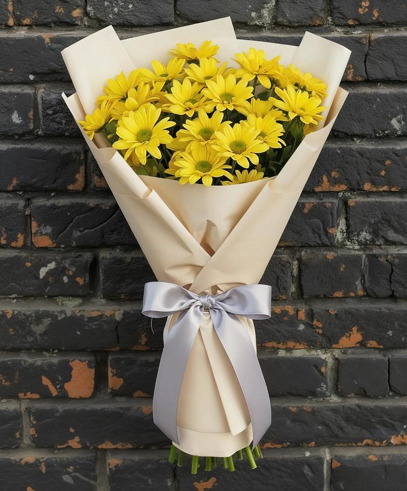 Букет цветов из: Хризантемы в Первомайском Тульской области