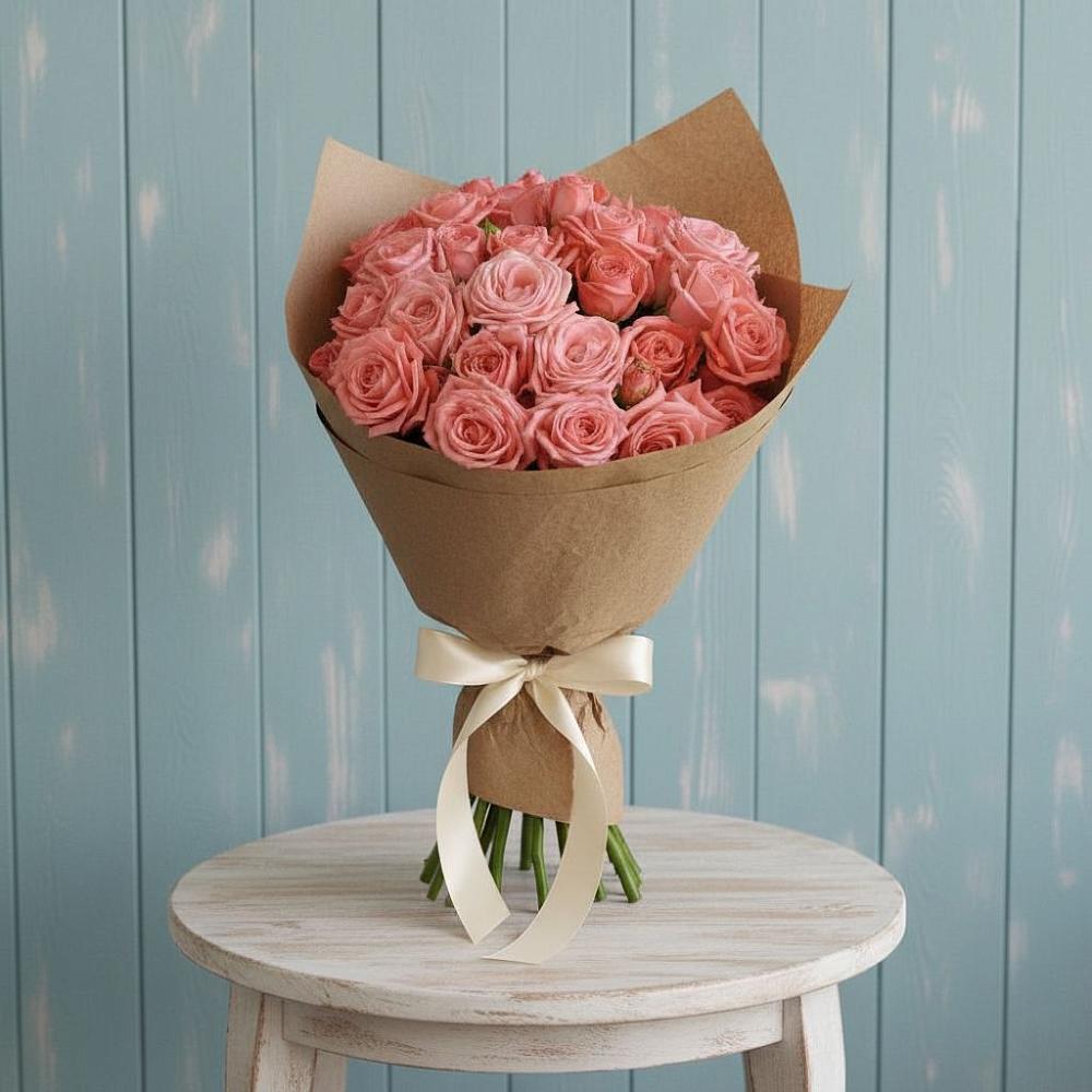 Букет цветов из: Розы в Первомайском Тульской области