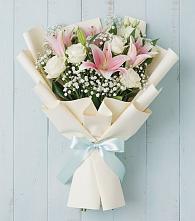 Букет цветов из:  Лилии в Первомайском Тульской области