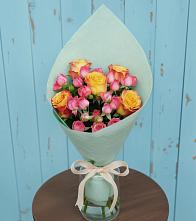 Букет цветов из:  Розы в Первомайском Тульской области