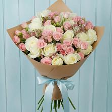 Букет цветов из:  Розы в Первомайском Тульской области